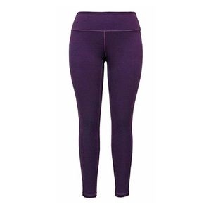Tangerine - Womens  Active Stripe Leggings - Plum/Light Pink - sz S - new